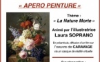 Micro-Folie / Atelier "Apéro Peinture" autour du thème : La Nature Morte, avec l’illustratrice Laura Soprano - Salle communale "Micro-Folie"- Calvi 