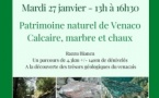 Sortie Nature et Bien-être : Patrimoine naturel : calcaire, marbre et chaux, organisée par le CPIE Centre Corse A Rinascita - RDV Église de Venacu