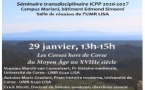 Séminaire transdisciplinaire ICPP "La mer vue des îles" : Les Corses hors de Corse. Du Moyen Âge au XVIIIᵉ siècle - UMR LISA - Università di Corsica - Corti
