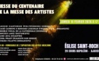 Centenaire de la Messe Des Artistes : Musique et exposition collective - Église St Roch - Aiacciu