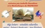 Les pauses culture et bien-être animées par Isabelle Savadoux - Médiathèque - Prupià