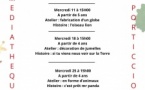 Atelier: fabrication d'un globe / Histoire: l'oiseau lion - Médiathèque - Purtichju