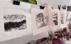 Stage d’initiation à la gravure à l’eau forte animé par Cathie Esteban - Centre Culturel Una Volta - Bastia