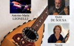 Concert "Mandoline et guitares" avec Quitó De Sousa Antunes accompagné d'Antoine-Marie Leonelli et de Nicole Schindler - Chapelle Sainte Croix - Corti