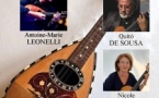 Concert "Mandoline et guitares" avec Quitó De Sousa Antunes accompagné d'Antoine-Marie Leonelli et de Nicole Schindler  - Eglise Saint Erasme - Aiacciu