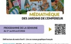 48h BD / Exposition sur René Goscinny dans le cadre du centenaire de sa naissance et table thématique « Astérix le Gaulois » - Médiathèque des Jardins de l’Empereur - Aiacciu