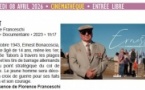 Cinéma et Résistance / Projection du film "Ernest" en présence de la réalisatrice Florence Franceschi - Cinémathèque de Corse - Portivechju