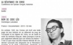 Cinéma et Résistance / Conférence : "La résistance en Corse" de Sylvain Gregori, historien suivie d'un buffet et de la projection du film "Nom de code Léo" en présence du réalisateur Dominique Lanzalavi - Cinémathèque de Corse - Portivechju