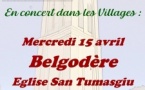 Concert de la Chorale A Manna - Église San Tumasgiu- Belgudè