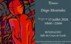 Exposition peinture de l'artiste Diego Menéndez - Salle du Corps de Garde - Bunifaziu