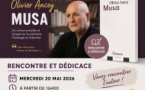 Rencontre et dédicaces avec Olivier Ancey autour de son recueil de poésie "Musa"- Librairie Papi - Bastia