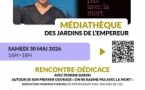 Rencontre dédicace avec Perrine Baron autour de son premier ouvrage : «On ne badine pas ave la mort» en partenariat avec Racines de Ciel - Médiathèque des Jardins de l’Empereur - Aiacciu