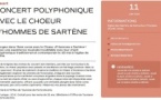 Concert du groupe : "Le Chœur d’Hommes de Sartène" - Église San Martinu - Sotta