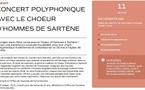 Concert du groupe : "Le Chœur d’Hommes de Sartène" - Église San Martinu - Sotta