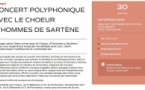 Concert du groupe : "Le Chœur d’Hommes de Sartène" - Église Saint Jean Baptiste - Portivechju