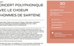 Concert du groupe : "Le Chœur d’Hommes de Sartène" - Église Saint Jean Baptiste - Portivechju