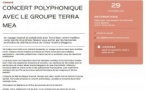 Concert polyphonique avec le groupe Terra Mea - Église Saint Jean Baptiste - Portivechju