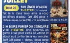 Le petit festival de Porticciolo / Théâtre : "Un dîner d'adieu" et "Boire fumer ou conduire vite" - Marine de Cagnano - Porticciolu