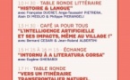 5ème édition du Festival Orizonti / Table ronde littéraire : Histoire & Langue" avec Françoise Ducret, Ange-Toussaint Pietrera, Alain Di Meglio & Philippe Pierangeli - Pedicroce  