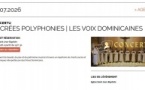 Concert : Sacrées polyphonies / Les voix Dominicaines - Église Saint Jean-Baptiste - Bastia