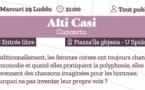 Concert : Alti Casi - Place de l'église, U Spidali - Portivechju