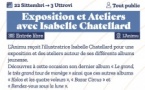 Exposition et Ateliers avec Isabelle Chatellard - Médiathèque l'Animu - Portivechju