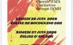 Concert : Chorale d'Afà, Clarinettes et Groupe LVMH - Église - Afà  