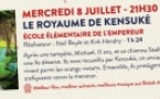 3ème édition du Festival Luciula / Projection du film en plein air : "Le royaume de Kensuké" de Neil Boyle et Kirk Hendry;  et jeux de société - École primaire de l’Empereur - Aiacciu 