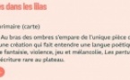 Festival de l'Olmu / Théâtre : Les perturbés dans les lilas - Cour de l'école primaire - Ulmetu