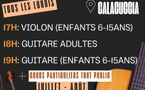 Cours de guitare et de violon collectifs avec Vital Negroni - Calacuccia