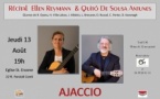 Récital avec Ellen Reymann & Quitó De Sousa Antunes - Eglise Saint Erasme - Aiacciu
