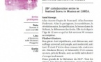 28es Rencontres Internationales de Théâtre en Corse avec L'Aria /Lecture Musicale "Scherzo Allegro" avec Robin Renucci et Bertrand Cervera au violon - A Stazzona, salle Giussani - Poghjula 