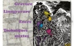 Exposition de l'artiste Marylène Cudeville : Gravure, Linogravure, Encre et Techniques mixtes - Moulin de la Chjaspula - A Sarra di Scupamena 