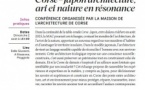 28es Rencontres Internationales de Théâtre en Corse avec L'Aria /Conférence "Corse - Japon architecture, art et nature en résonance" organisé par La Maison de l'Architecture de Corse - Salle Giussani, A Stazzona - Poghjula 