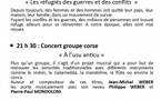 Art'in Paese / Conférence : "Les réfugiés des guerres et des conflits" animée par Yahia Belaskri - Marignana