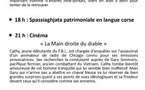 Art'in Paese / Projection du film : "La Main droite du diable" - Marignana