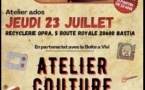 Ateliers Spécial Ados / Apprends à coudre ta sacoche en similicuir (à partir de 12 ans) - Recyclerie OPRA - Bastia 