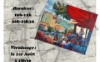 Exposition de l'artiste peintre Nita Bertaudière - Moulin de la Chjaspula - A Sarra di Scupamena 