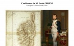 Conférence "La réforme de l'organisation administrative, judiciaire et financière de la Corse en 1811" par Louis Orsini, enseignant à l'Université de Corse - Salle de la Confrérie - Belgudè