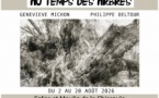 Exposition peintures et photos des artistes Philippe Delcourt et Geneviève Michon : "Au temps des arbres" - Église et Moulin de la Chjaspula - A Sarra di Scupamena 