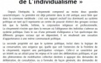 Conférence « La citoyenneté et le problème de L’individualisme » animée par Christian Lazzeri - Salle Maistrale - Marignana