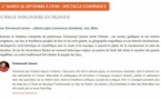 Festival Isuli Mondi : Îles en écho "Corse - Irlande" / Spectacle-Conférence : "Voyage imaginaire en Irlande" avec Emmanuel Lemare - uilleann pipes (cornemuse irlandaise), voix, flûtes - Cité Grossetti - Aiacciu 