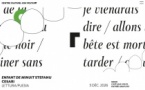 Performance : "Enfant de minuit" de Xavier Dandoy de Casabianca, Typographe  & Stefanu Cesari, Poète  - Café Una volta - Bastia