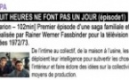 Le Travail autre / Cinéma : Huit heures ne font pas un jour (épisode1) - Scopa - Aiacciu