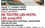 Festival Passion Cinéma / Avant-première du film "De toutes les nuits, les amants" - Cinéma Laetitia - Aiacciu