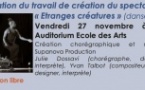 Présentation du travail de création du spectacle « Etranges créatures » (danse) - Auditorium de l’Ecole des Arts - I Prunelli di Fiumorbu
