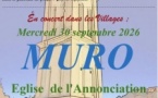 Concert de la Chorale A Manna - Église de l'Annonciation - Muru