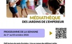 Atelier Theâtre - Médiathèque des Jardins de l’Empereur - Aiacciu