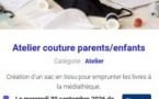 Atelier couture parents/enfants - Médiathèque l'Animu - Portivechju