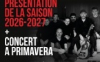 Présentation de la saison 2026/2027 du Spaziu Natale Rochiccioli et Concert du groupe A Primavera - Spaziu Natale Rochiccioli - Carghjese